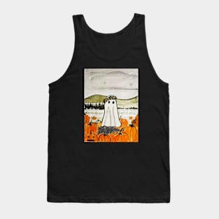 october scary pumpkin Tank Top